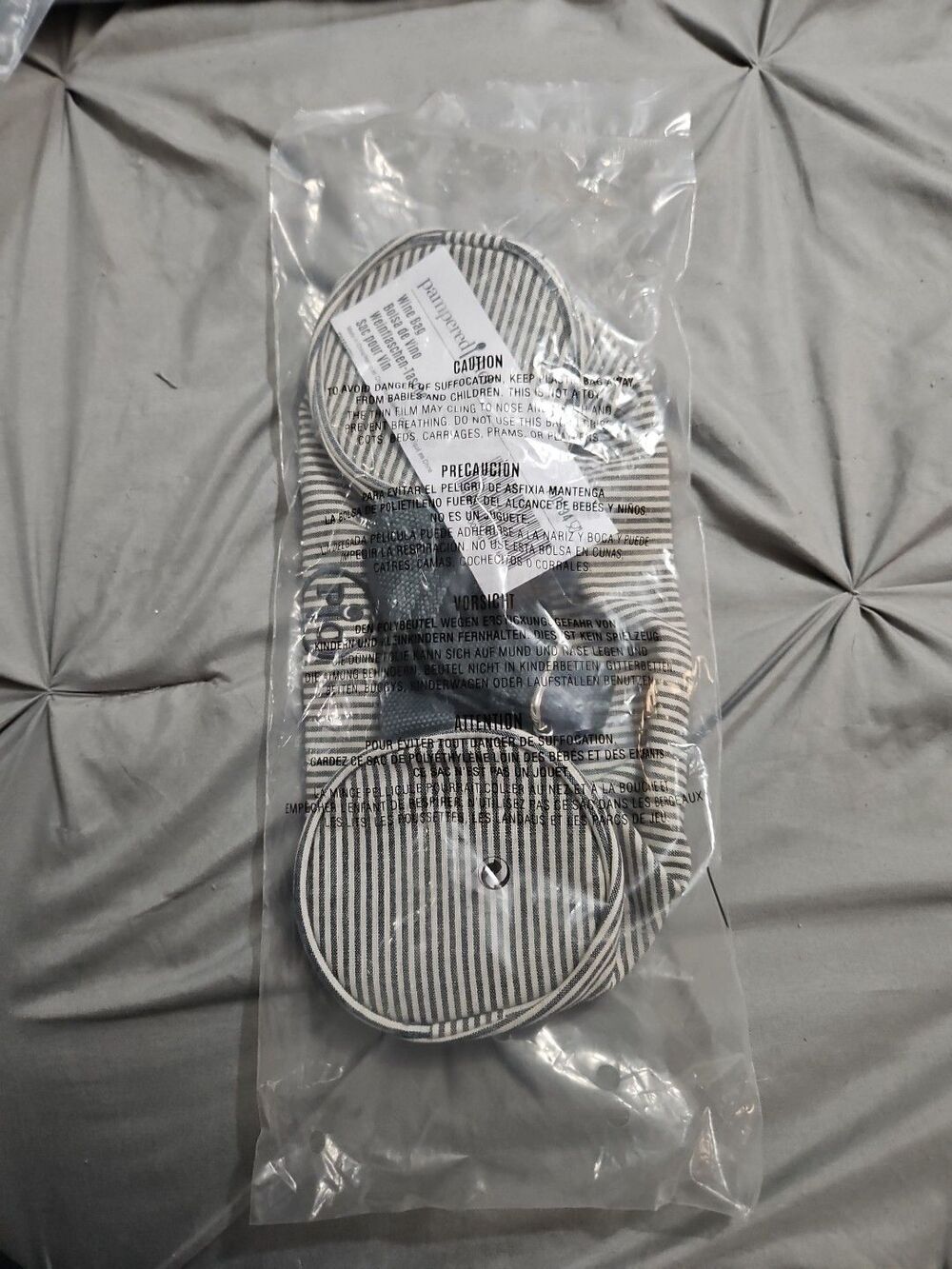 Pampered Chef Single Bottle Wine Bag with Shoulder Strap 100094 New